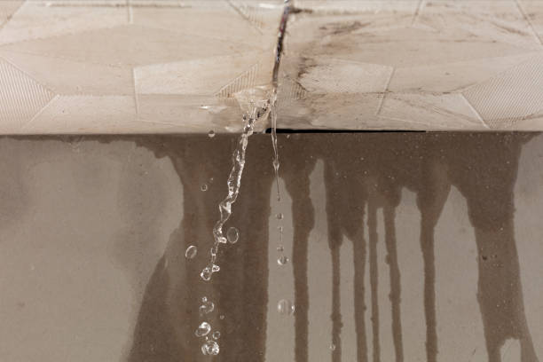 Professional Water Damage Restoration technician working in Central, LA